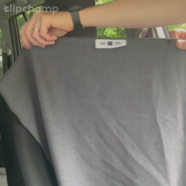 An 8 Second product demo, featuring both quick fits and easy snap-off of the towel